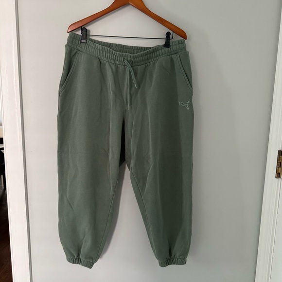 Puma Pants - Puma Women's Green Jogger Pants XL